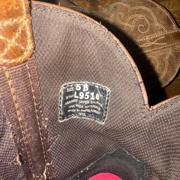 Justin Short Ankle Western Women’s Cowboy Boots Size 6 - Picture 6 of 6